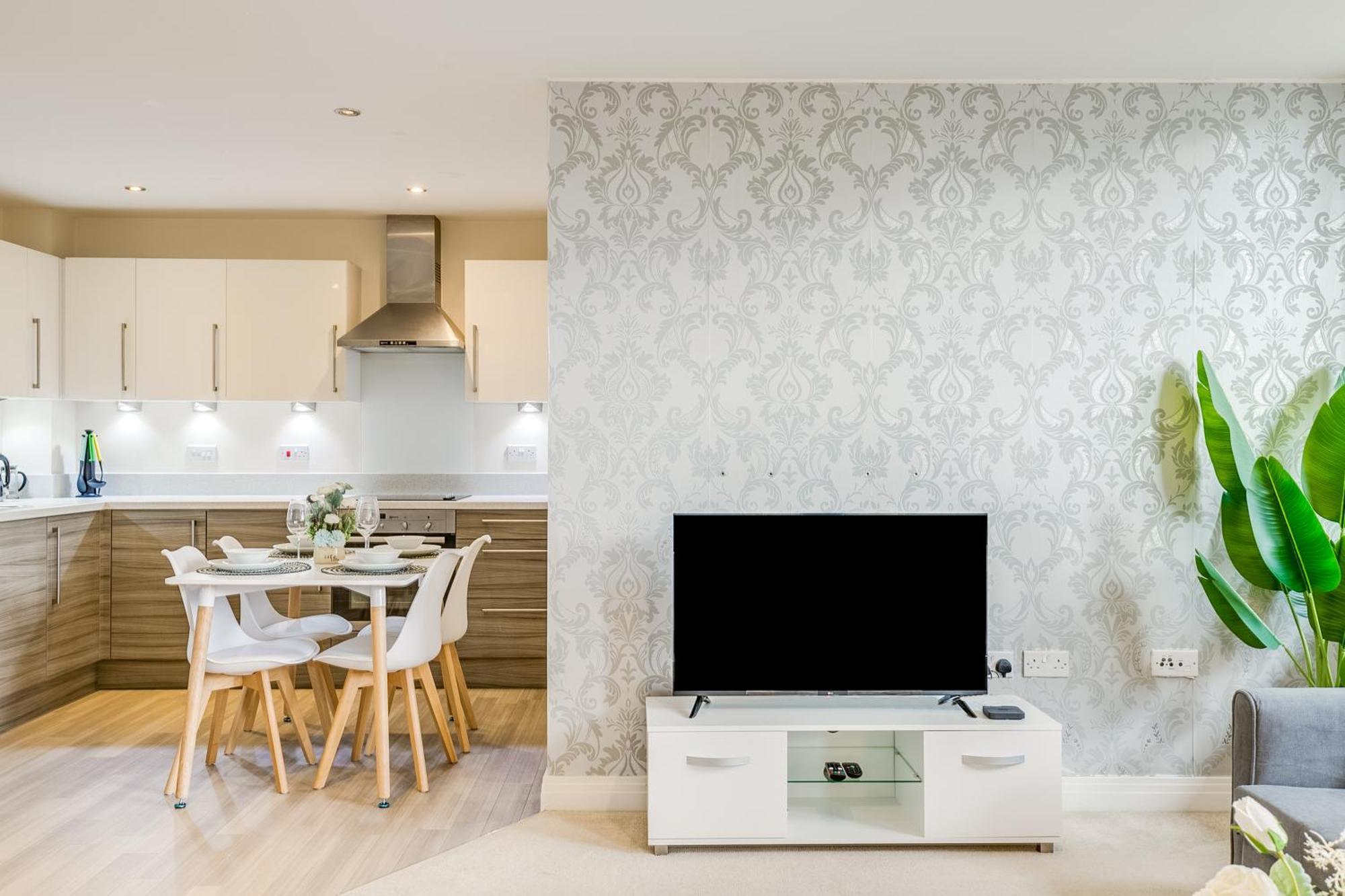 Modern Comfort Flat Town Centre Up To 8 People Apartment *