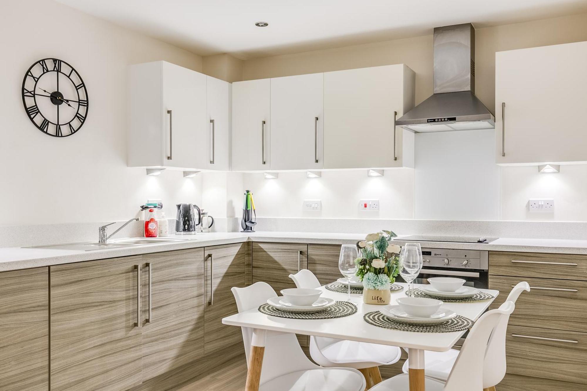 Apartment Modern Comfort Flat Town Centre Up To 8 People Stevenage